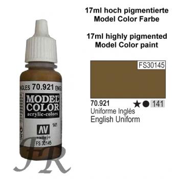 Vallejo Model Color - 141 Uniform Englisch (English Uniform), 17 ml (70.921)