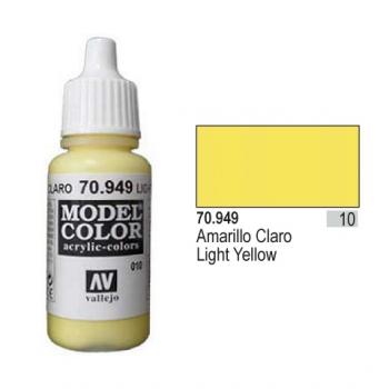 Vallejo Model Color - 010 Light Yellow, 17 ml (70.949)