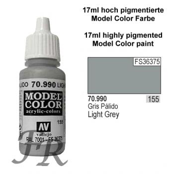 Vallejo Model Color - 155 Light Grey, 17 ml (70.990)