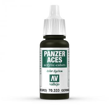 Vallejo Panzer Aces: 70333 Germ. Tank Crew (Black), 17ml