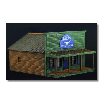 Green-Line: GL-WW-001 Wild West Saloon "Long Horn" 1:72