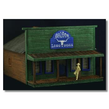 Preview: Green-Line: GL-WW-001 Wild West Saloon "Long Horn" 1:72