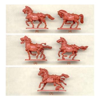 Zvezda: 8025 Samurai Warriors - Cavalry 1:72