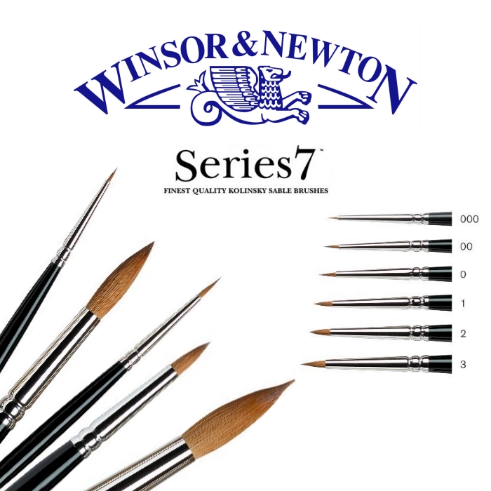 Bright Winsor & Newton Lexington II Brush Size 1