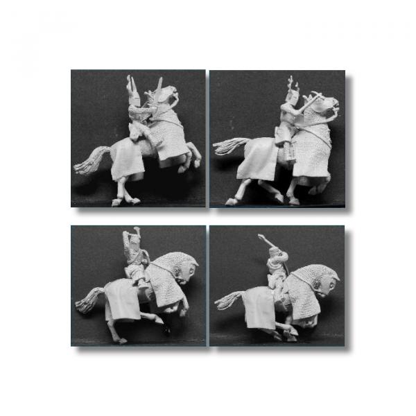 Valdemar-Miniatures: VM047 Teutonic Heavy cavalry 1:72