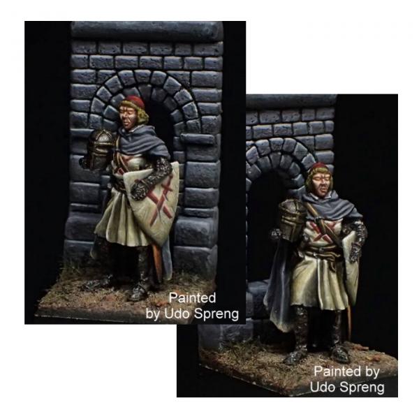Valdemar-Miniatures: VM032 Medieval knight 1:72