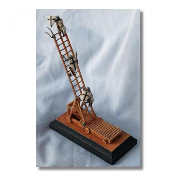 Valdemar-Miniatures: VM018 Heavy Siege ladder with crew 1:72