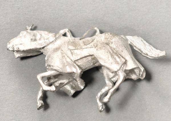 Running horse with cape