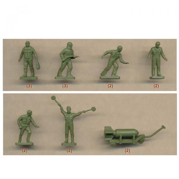 Airfix: Set 01748  U.S.A.F. Personnel 1:76
