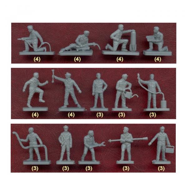 Airfix: Set 01755  WWII Luftwaffe Personal 1:76