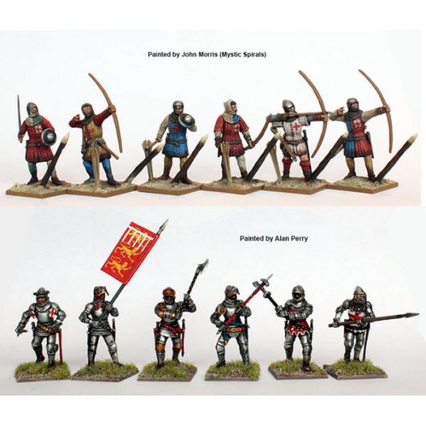 Perry Miniatures: AO 40 English Army 1415-1429 (36 figures)