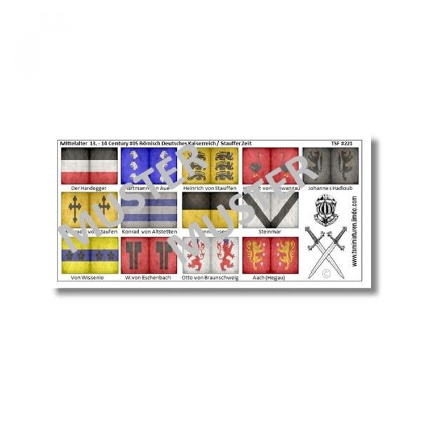 1:72 Flags / Banner Mittelalter Holy Roman Empire # 5 TSF-221