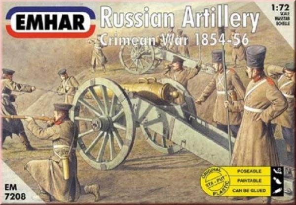 EMHAR - EM 7208 Russian Artillery Crimean War 1854 - 56 1:72
