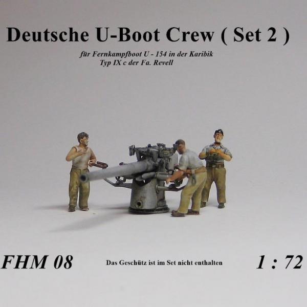 Munich-Kits: FHM 08 Deutsche U-Boot Crew für Fernkampfboot U 154 in der Karibik (Set 2)