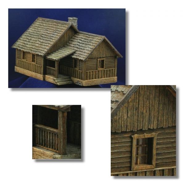 Green Line - GL-GEB-041 Wooden House, 1:72