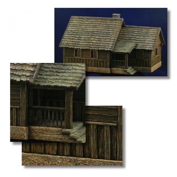 Green Line - GL-GEB-041 Wooden House, 1:72