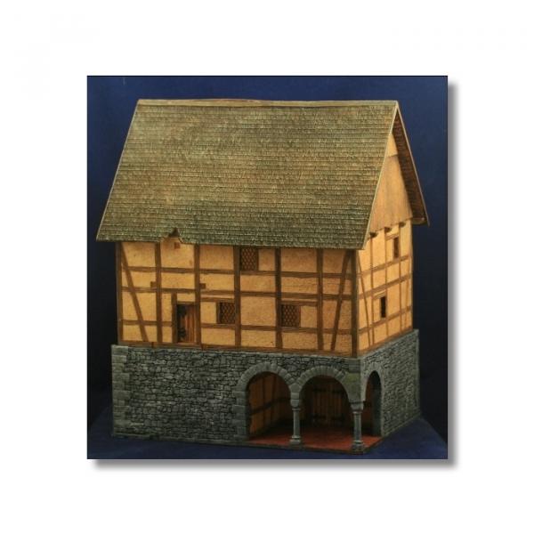 Green-Line: GL-GEB-044 a Mittelalterliches Stadt-Magazin für Anbau GL-GEB-043, 1:72