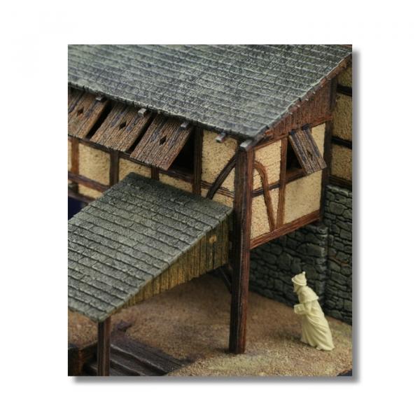 Green-Line: GL-GEB-047 Vignette I "Medieval Town by the River", 1:72