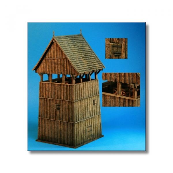 Green-Line: GL-QK-004 Medieval  wooden Motte, 1:72