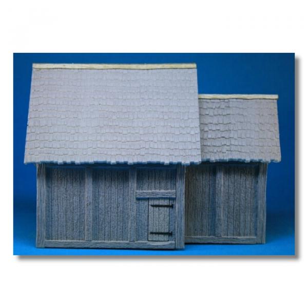 Green-Line: GL-QK-010 Medieval wooden Chapel, 1:72