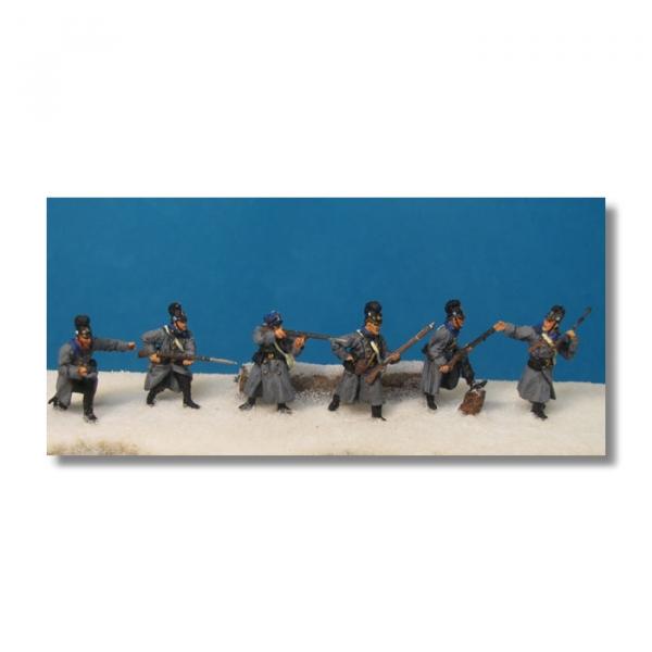 Germania Figuren 1:72: GF 72-6005 Bayerische Infanterie im Mantel