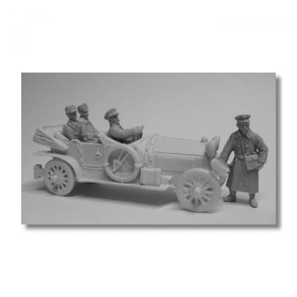 Germania Figuren 1:72: GF WW1-012 Kaiser Karl I. auf Truppenbesuch