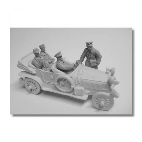 Germania Figuren 1:72: GF WW1-012 Kaiser Karl I. auf Truppenbesuch