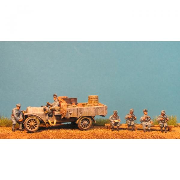 Germania Figuren 1:72: GF WW1-016 KUK Fahrer + Beifahrer