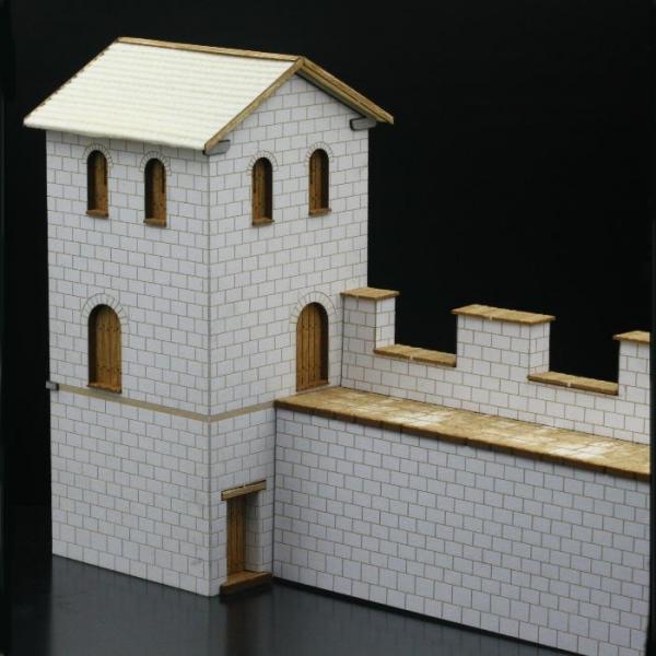Green Line - Römischer Kastell-Eckturm, rechts (Kastell Albing) 1:72