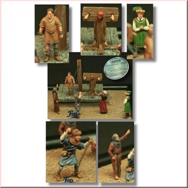 Green-Line: GL-ZUB-001 Schandpfahl & Pranger 1:72