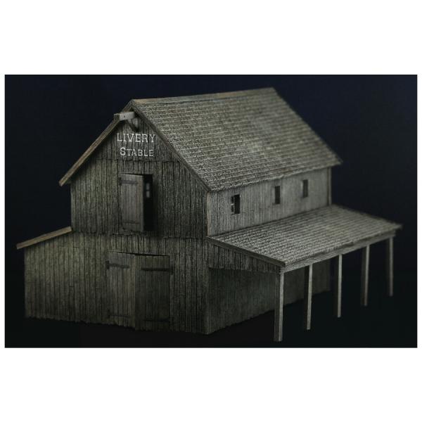 Green-Line: GL-WW-004 Wild West "Livery Stable" 1:72