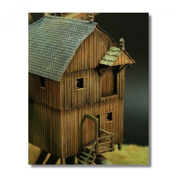 Green-Line: GL-GEB-021 Windmill 15.-19 Century, 1:72