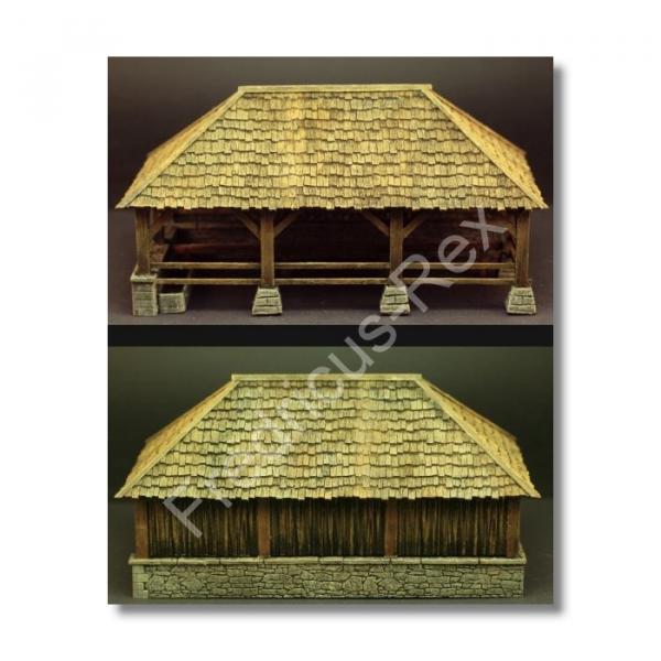 Green-Line: GL-GEB-030 Stables or carriage house, 1:72