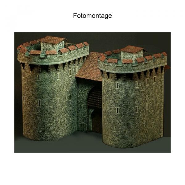 Green-Line: GL-GEB-027 Gate, for between two towers, 1:72