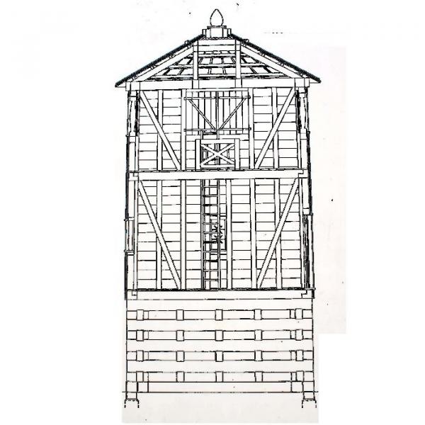 Green-Line: Roman Limes Tower 120 A.C., Scale 1:72