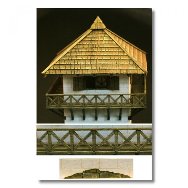 Green-Line: Roman Limes Tower 145 A.C., Scale 1:72