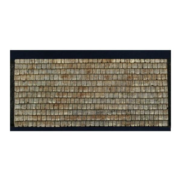 Green Line - GL-BAU-021 Holzschindel Dachplatte(15,3x7,6cm) 1:72