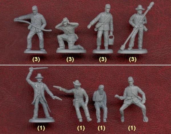 Imex 502 American Civil War: Konföderierten-Artillerie 1:72