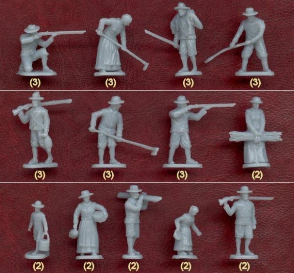 IMEX 521 Amerikanisches Pilgrim Set 1:72