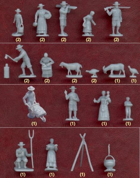 IMEX 521 Amerikanisches Pilgrim Set 1:72