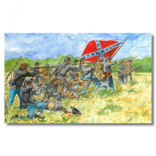 Italeri: 6178 Confederate Infantry ACW 1:72