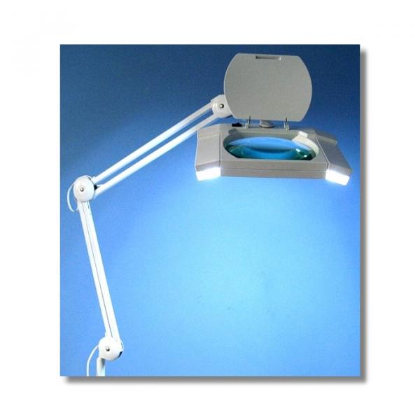 Lupenlampe mit extra breitem Sichtfeld