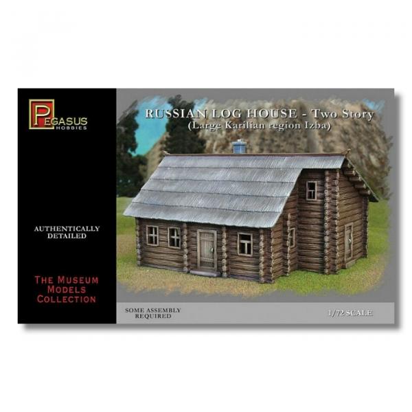 Pegasus Hobbies: 7704 1 pcs. "Russian two-storey blockhouses 1:72"