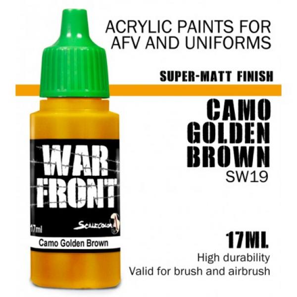 Scale75: SW-19 SS CAMO GOLDEN BROWN, Acrylic paint 17ml