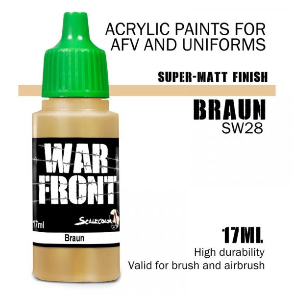 Scale75: SW-28 BRAUN, Acrylic paint 17ml