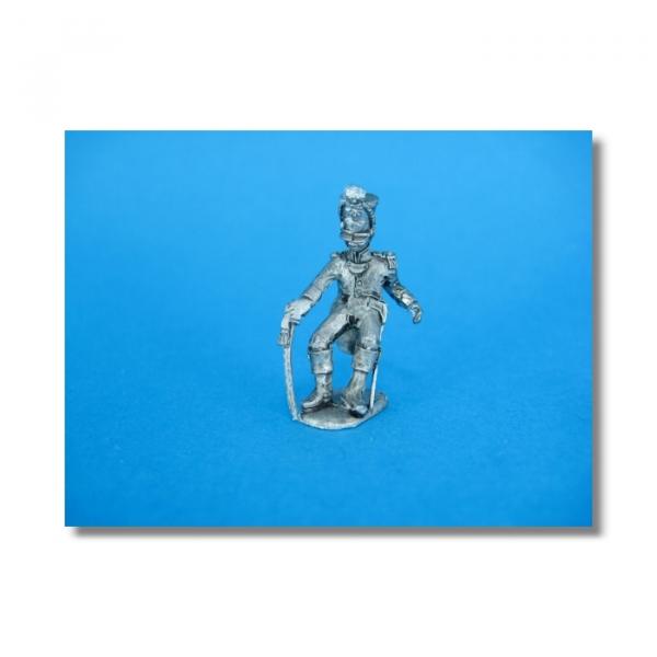 Schilling Zinnfiguren: F-LI GRE 21 Linie Grenadiere, verwundeter Offizier, stürzend