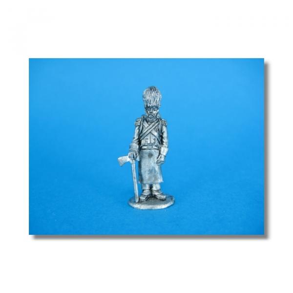 Schilling Zinnfiguren: F-LI GRE 24 Linie Grenadiere, stehend, Sappeur