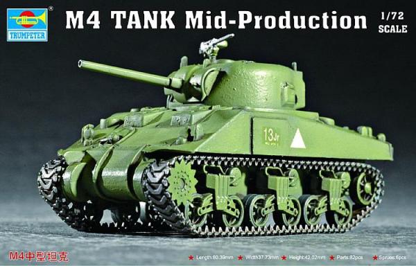 Trumpeter: American M4（Mid）TANK 07223