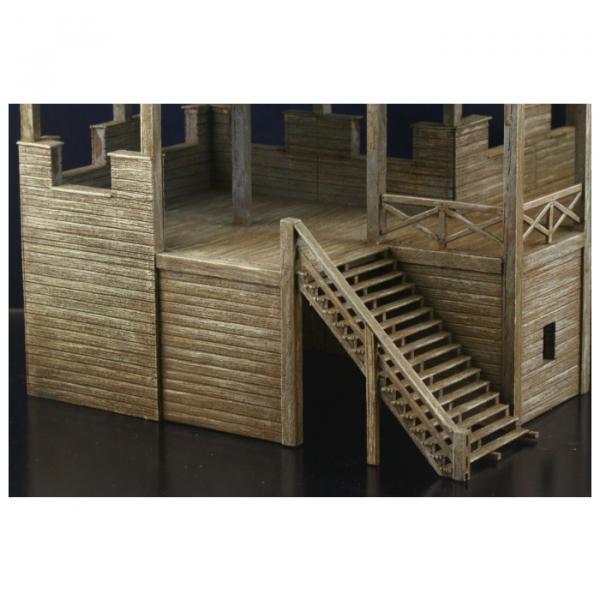 Green Line - Römische Holz-Erde-Mauer Tor 1:72