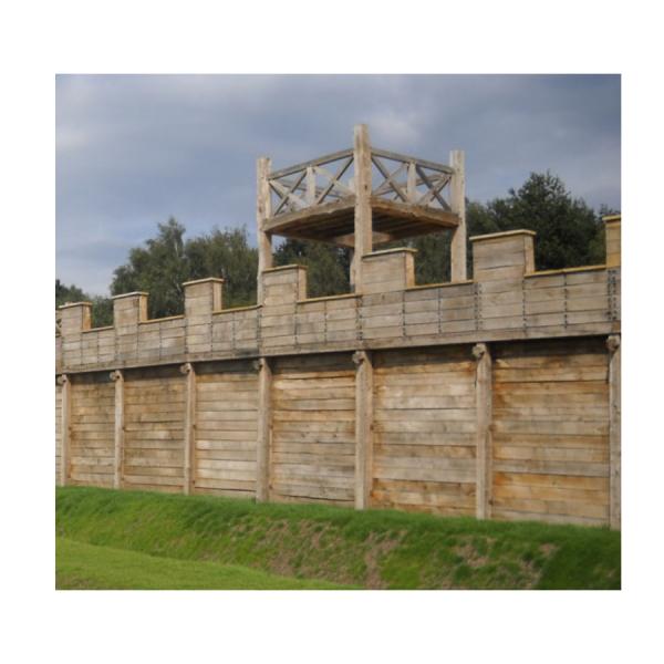Green Line - Römische Holz-Erde-Mauer mit Wachturm 1:72